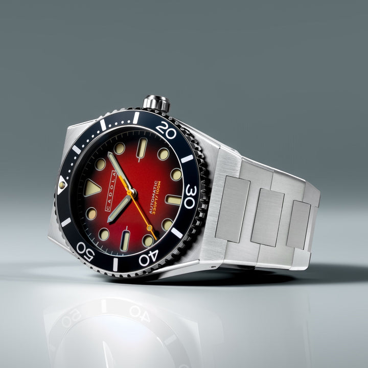 Farina Automatic Red / Stainless Steel | Red Dial