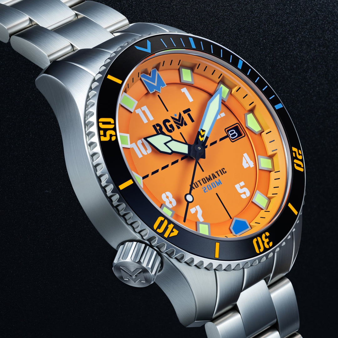 Recon Diver Automatic Orange / Stainless Steel | Orange Dial