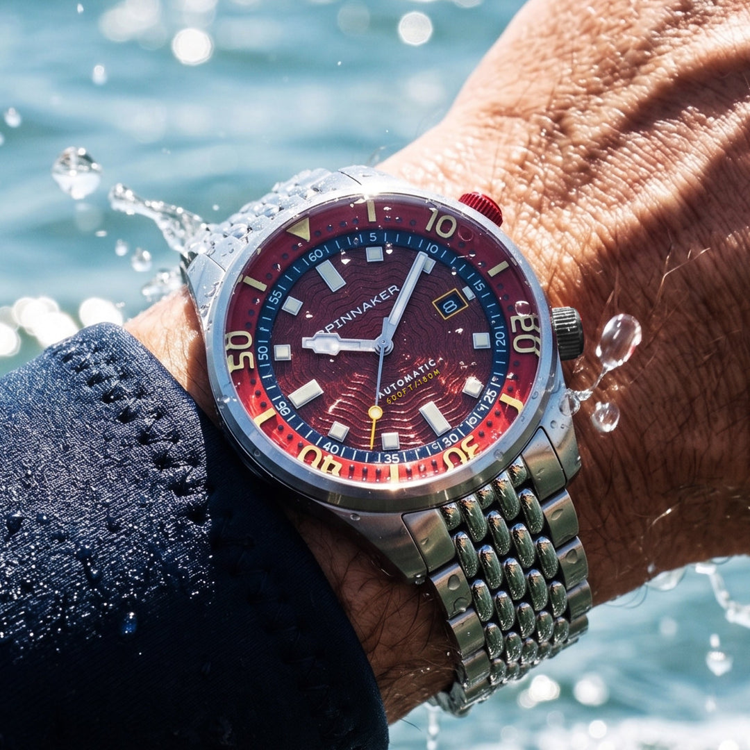 Bradner Automatic Red / Stainless Steel Red Dial