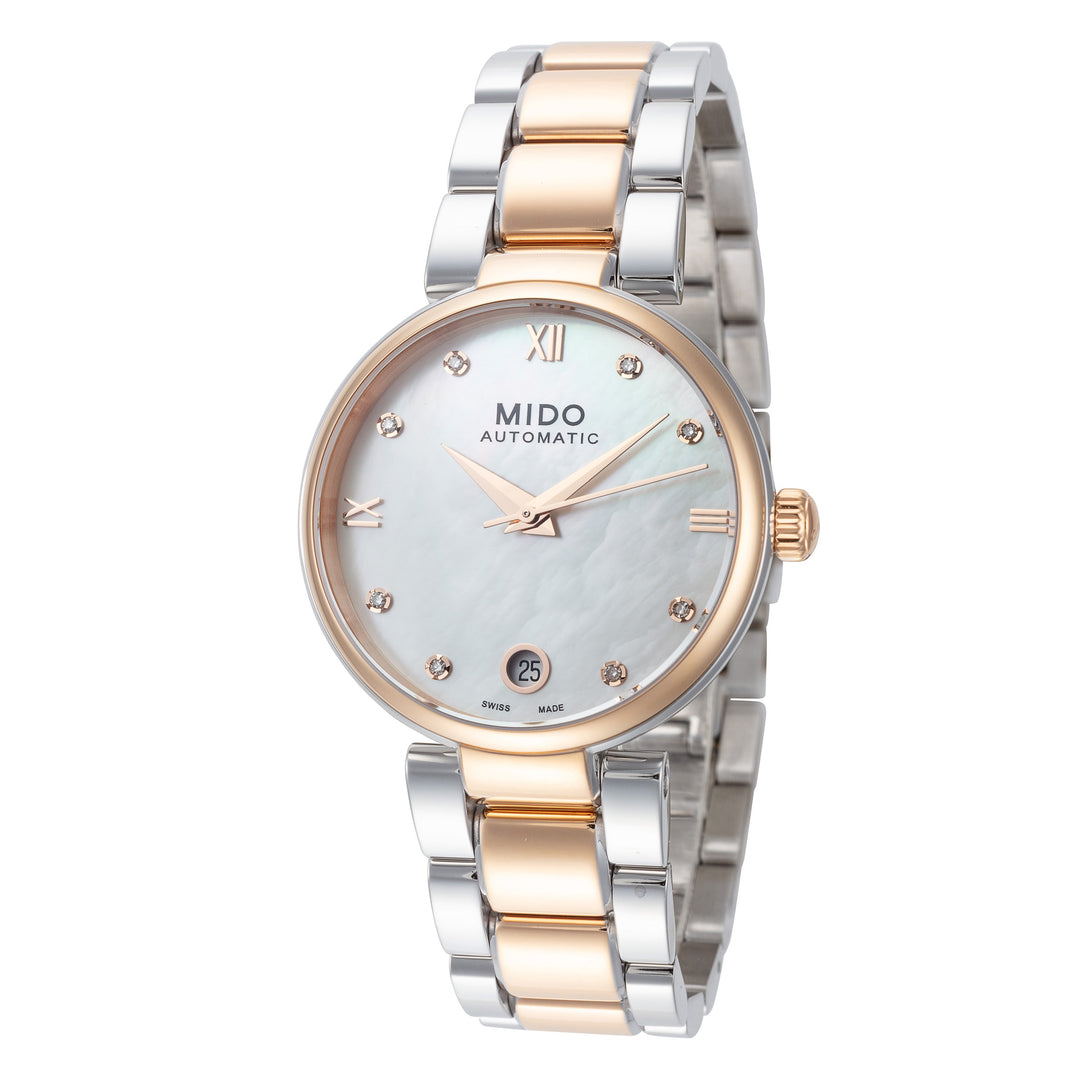 Donna 33mm / Mother-of-Pearl / Silver and Rose Gold Mother-of-Pearl Dial
