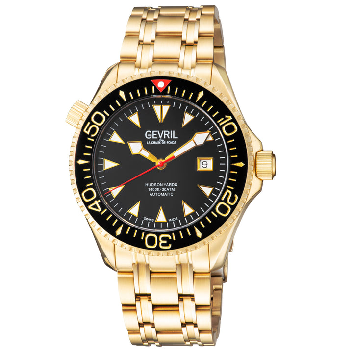 Hudson Yards Sellita SW200 Automatic Swiss Made Watch ceramic bezel helium valve