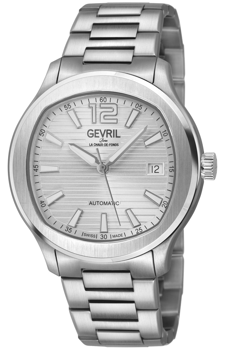 Stuyvesant Swiss Automatic, 316L Stainless Steel Case, White Dial, 316L Stainles