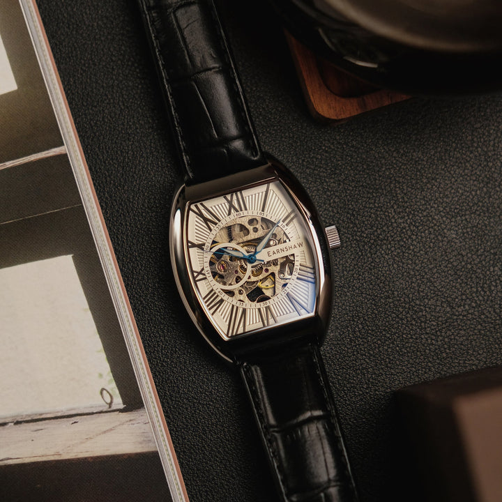 BEAUCHAMP AUTOMATIC SKELETON White / Leather | White Dial