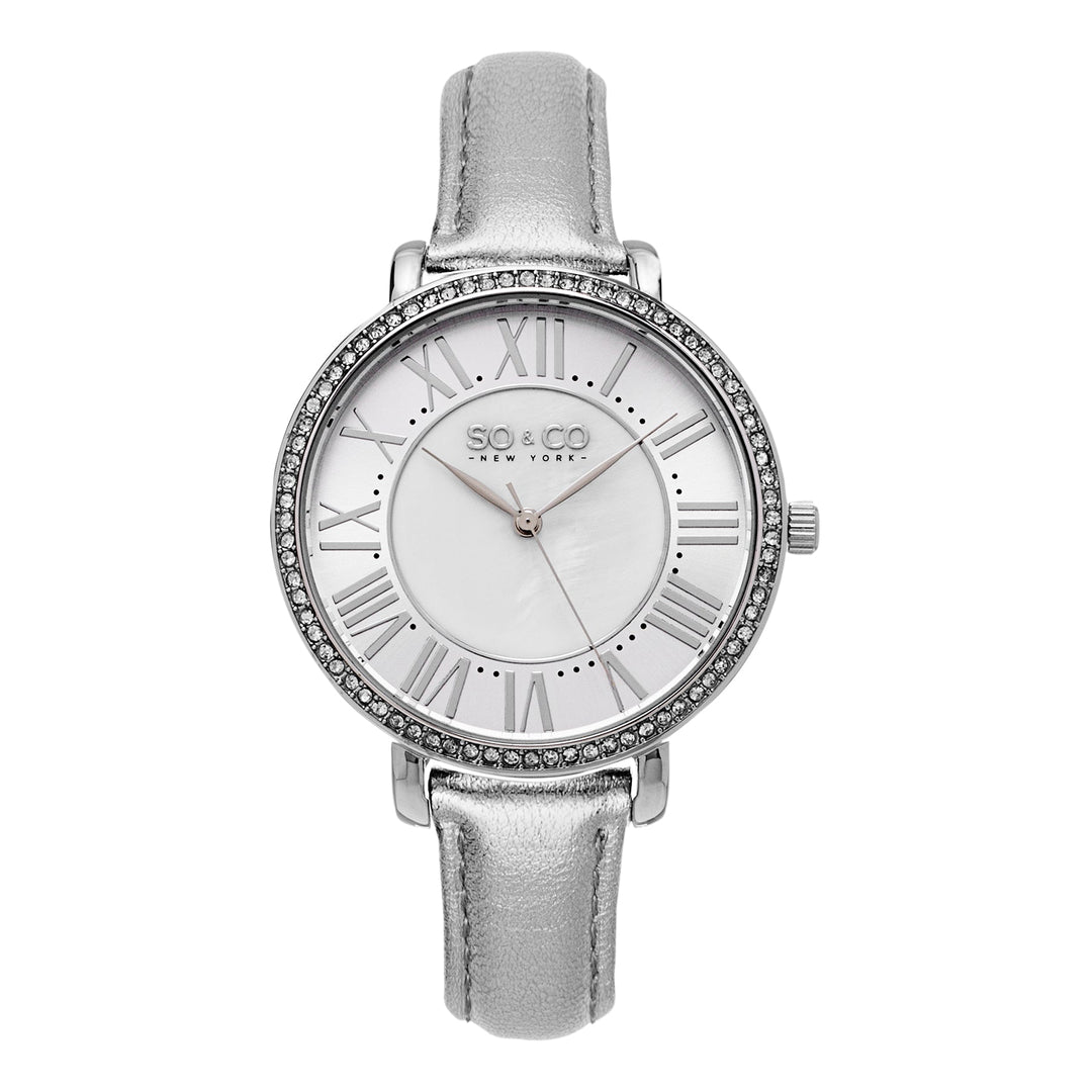 Chelsea 5090 Silver White Mother of Pearl Dial
