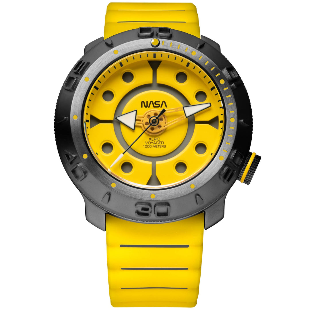 NASA Voyager Automatic 1000m Diver IO Yellow Dial
