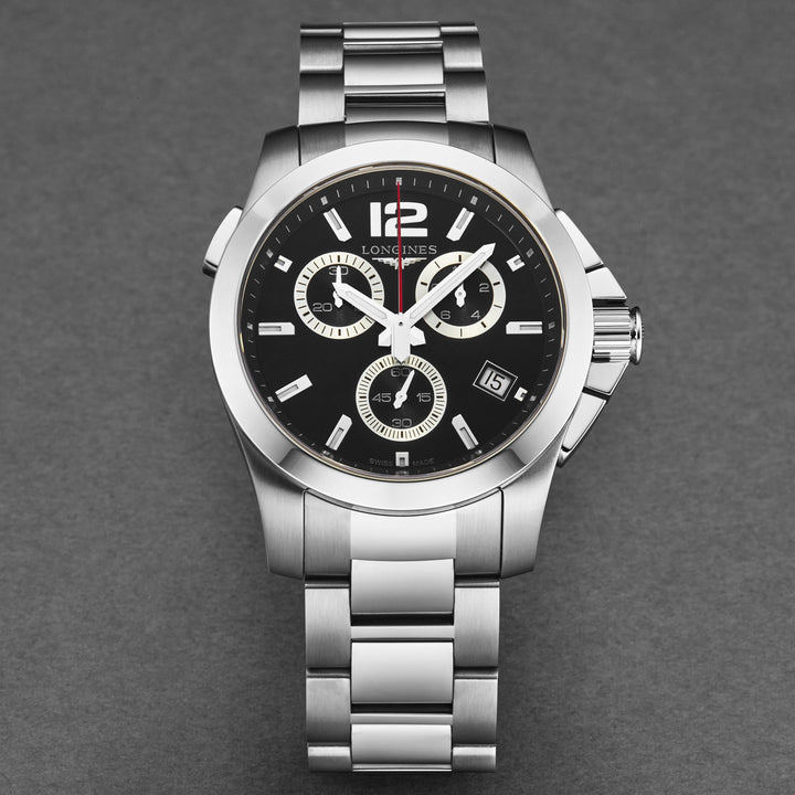 Conquest L37024566 / Black | Black Dial
