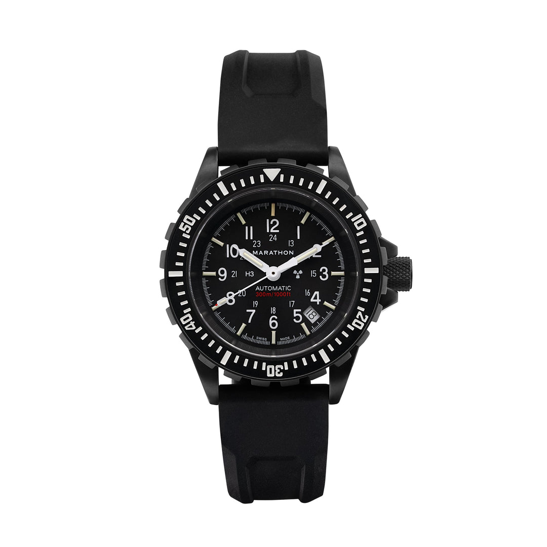 Dive BLACK/BKSS 3PC RUBBER (WW194006BK-0130) Black Dial