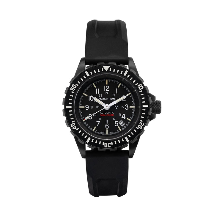 Dive BLACK/BKSS 3PC RUBBER (WW194006BK-0130) Black Dial