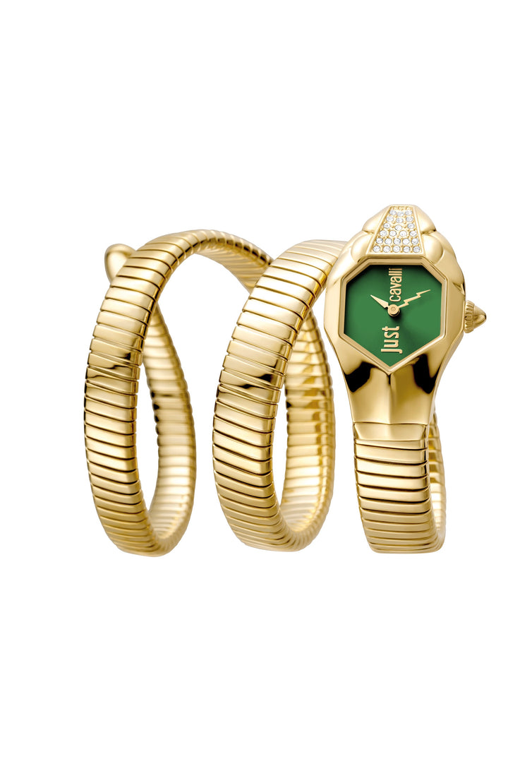 Glam Chic 22mm / Green / Gold | Green Dial