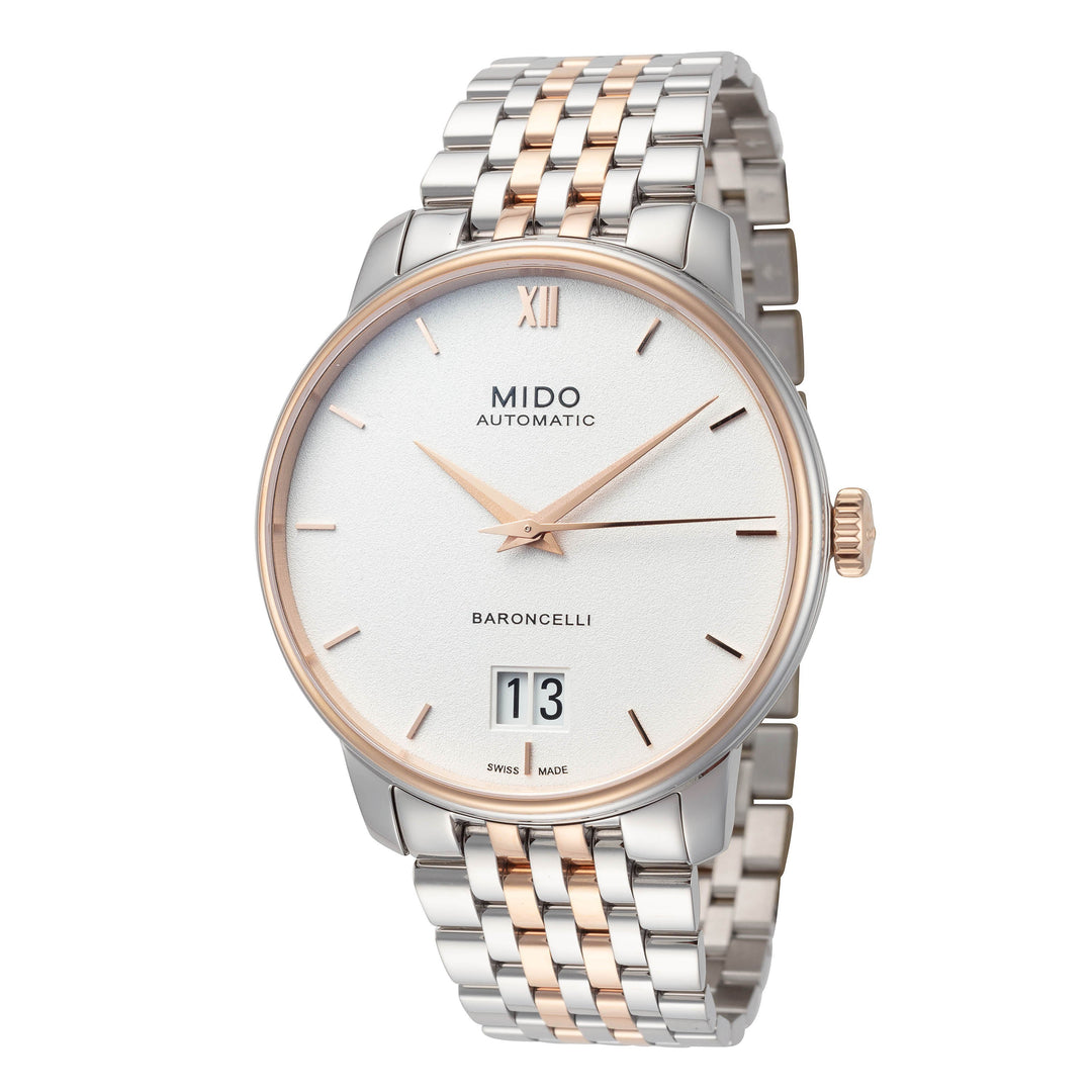 Mido 40mm / Silver / Silver | Silver Dial