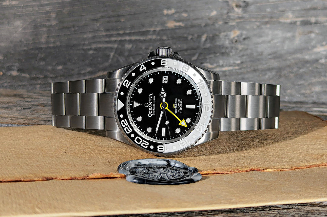 Deep Marine Explorer II Black/White Bezel | Black Dial