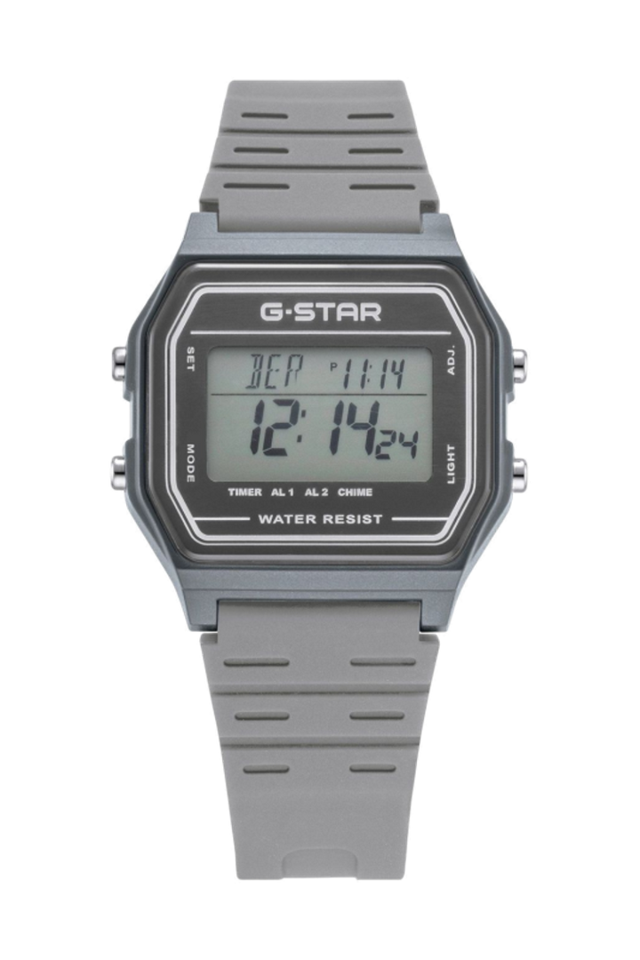 Gridline Digital Gray Dial / Gray Silicone Strap Gray Dial