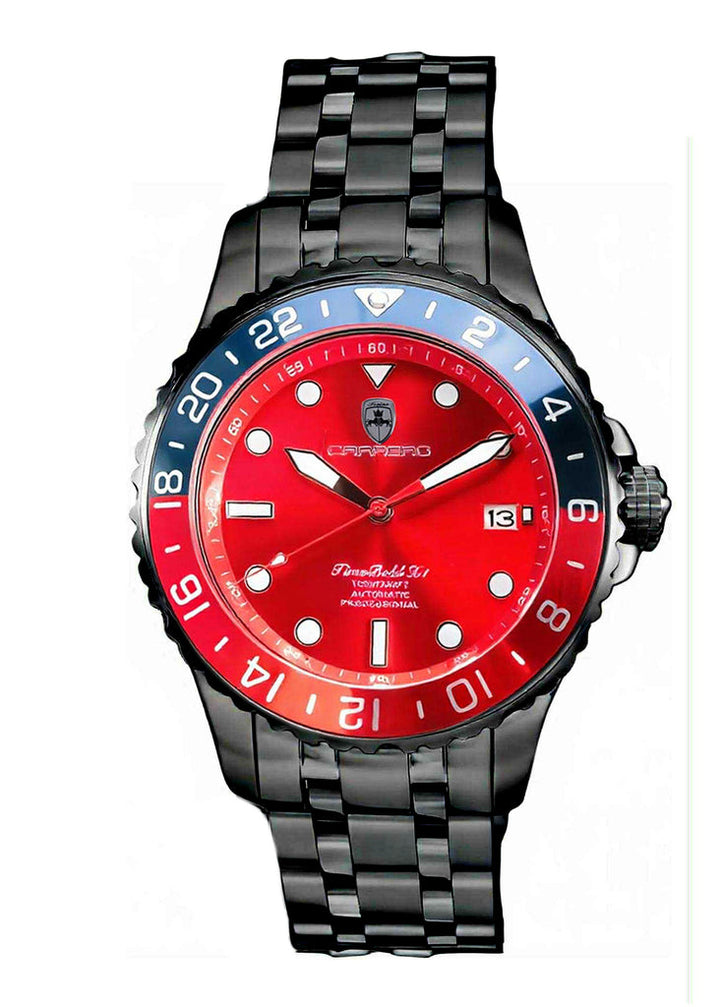 TIME BOLD- X5 RED/BLUE | Red Dial