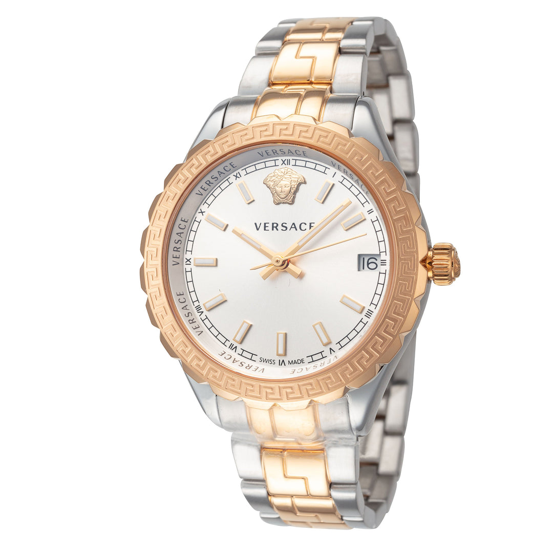 Hellenyium 35mm / White / Silver and Gold | White Dial