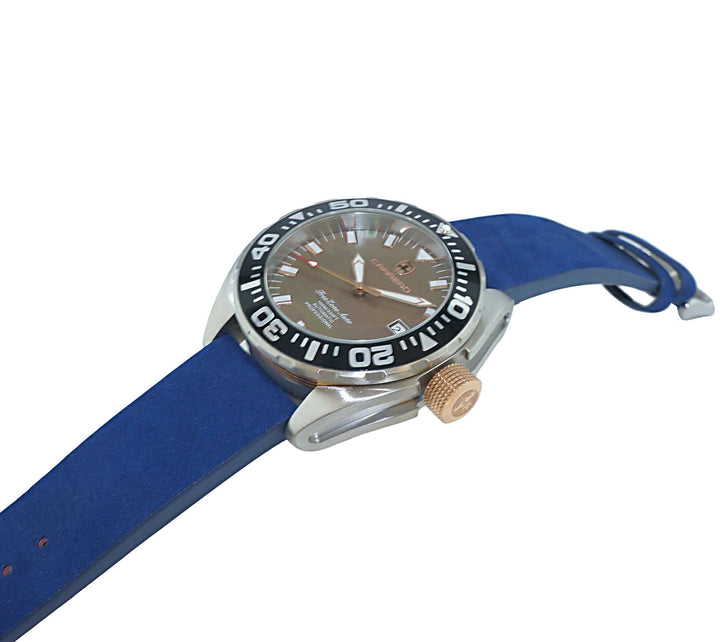 FreeZone-Auto Rose/Blue | Brown Dial