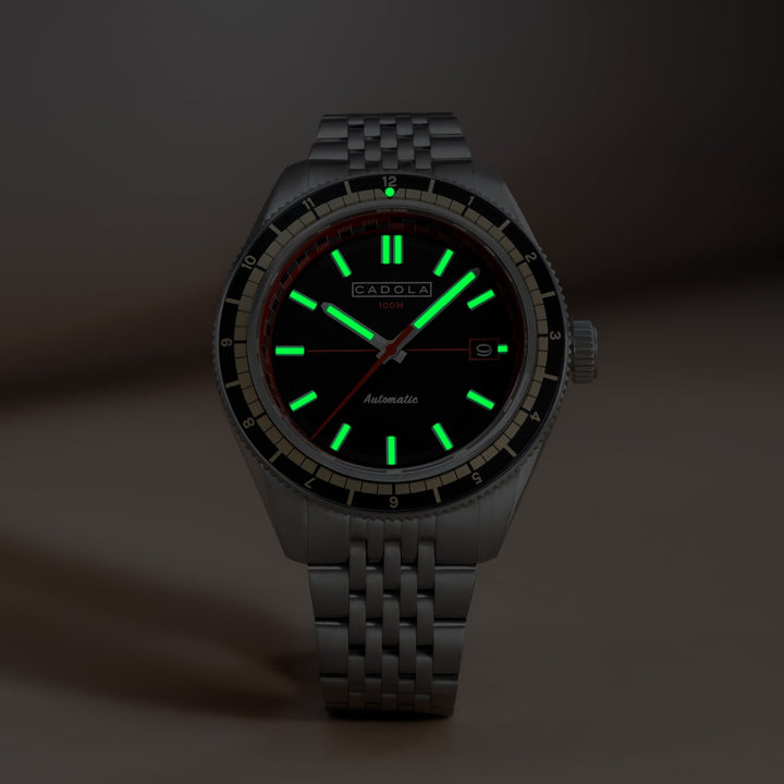 Ahrens Automatic Black / Stainless Steel | Black Dial