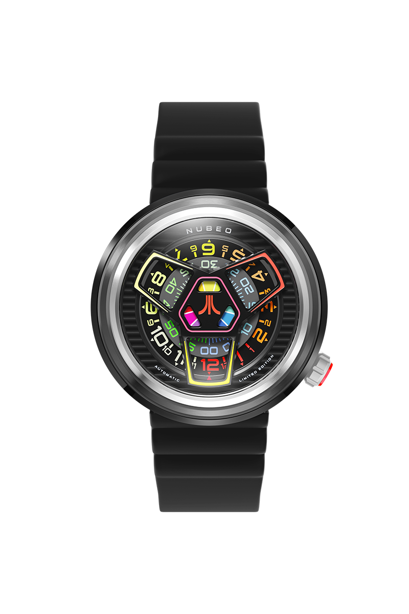 Ventana Automatic Atari Retro Gamer Limited Edition Black / Rubber Strap | Black