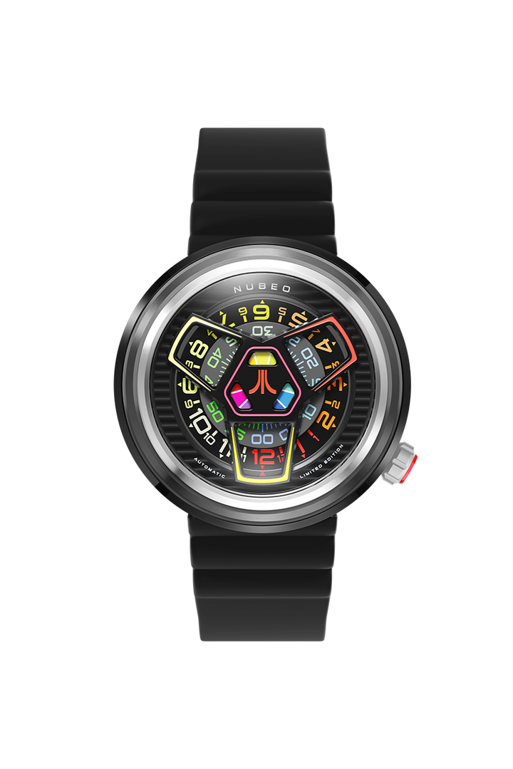 Ventana Automatic Atari Retro Gamer Limited Edition Black / Rubber Strap | Black