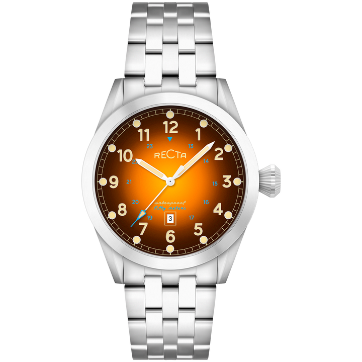 Cavalier Japan Quartz Orange / Stainless Steel |  Dial