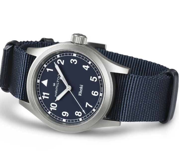 KHAKI FIELD Blue / 38mm Blue Dial