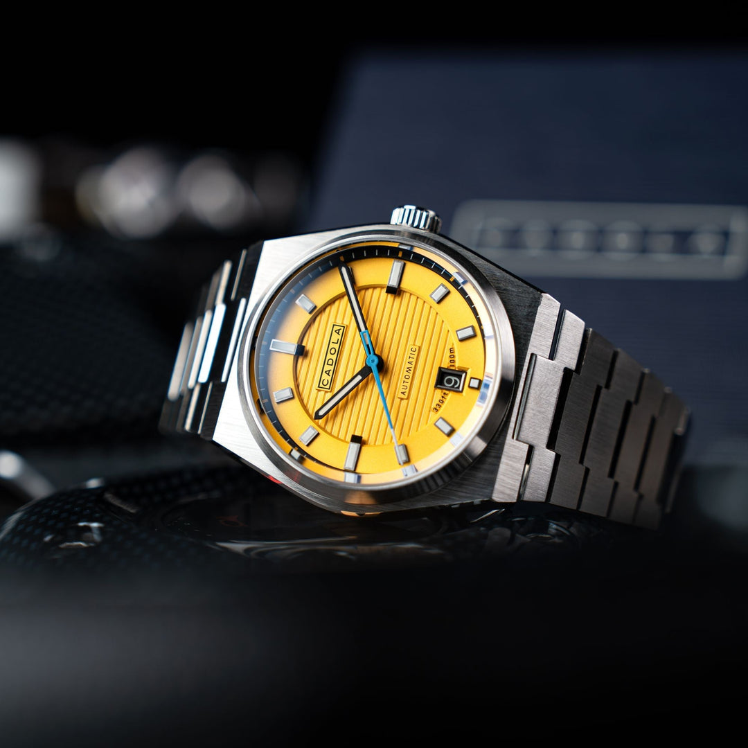Lydden Hill Automatic Yellow / Stainless Steel | Yellow Dial