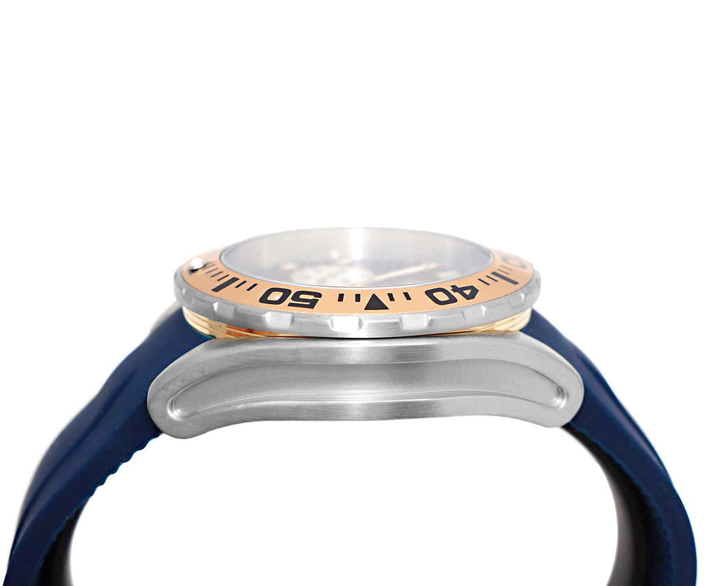 FreeZone-CH Blue/Goldg tone | Blue Dial