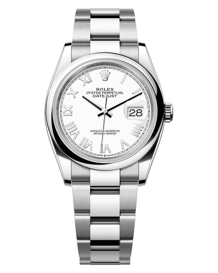 Rolex Datejust 36 126200 - 36mm Oystersteel (Smooth) - Oyster