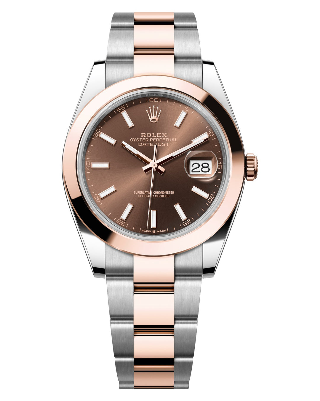 Rolex Datejust 41 126301 - 41mm Oystersteel & Everose Gold (Smooth) - Jubilee