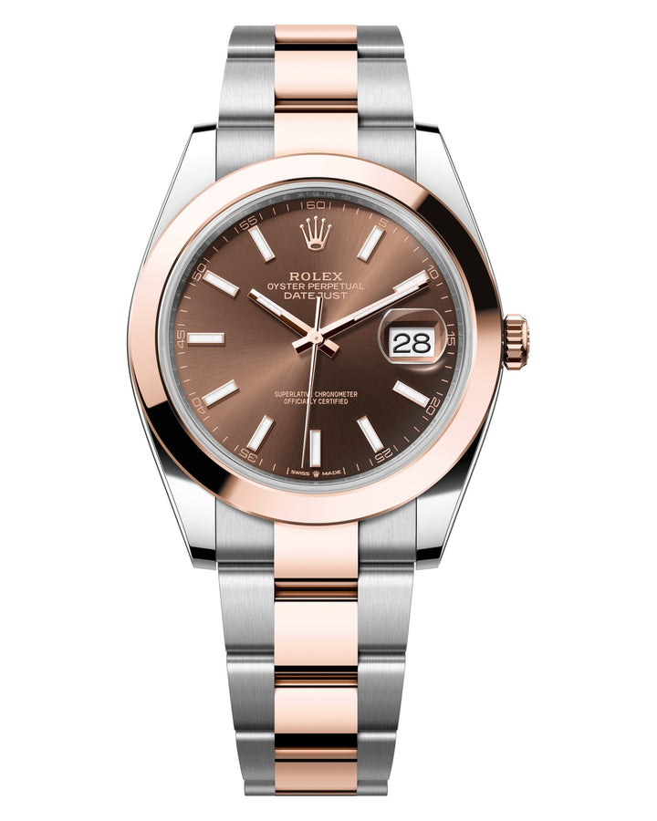 Rolex Datejust 41 126301 - 41mm Oystersteel & Everose Gold (Smooth) - Jubilee