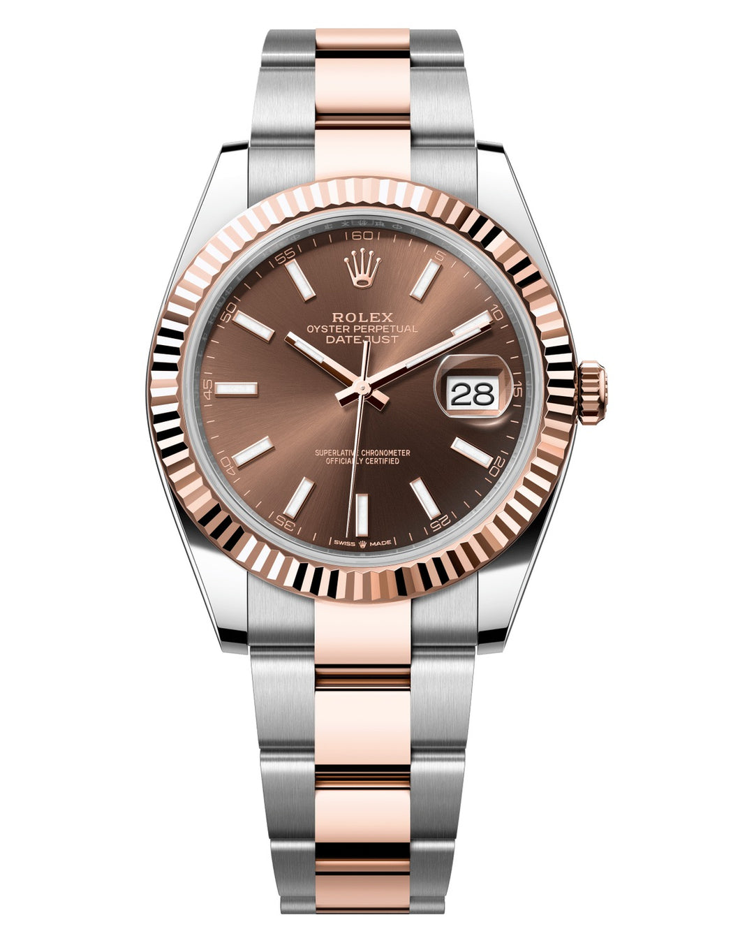 Rolex Datejust 41 126331 - 41mm Oystersteel & Everose Gold (Fluted) - Jubilee