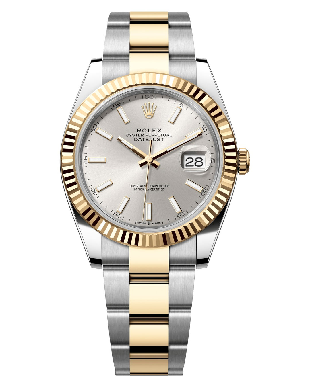Rolex Datejust 41 126333 - 41mm Oystersteel & Yellow Gold (Fluted) - Jubilee