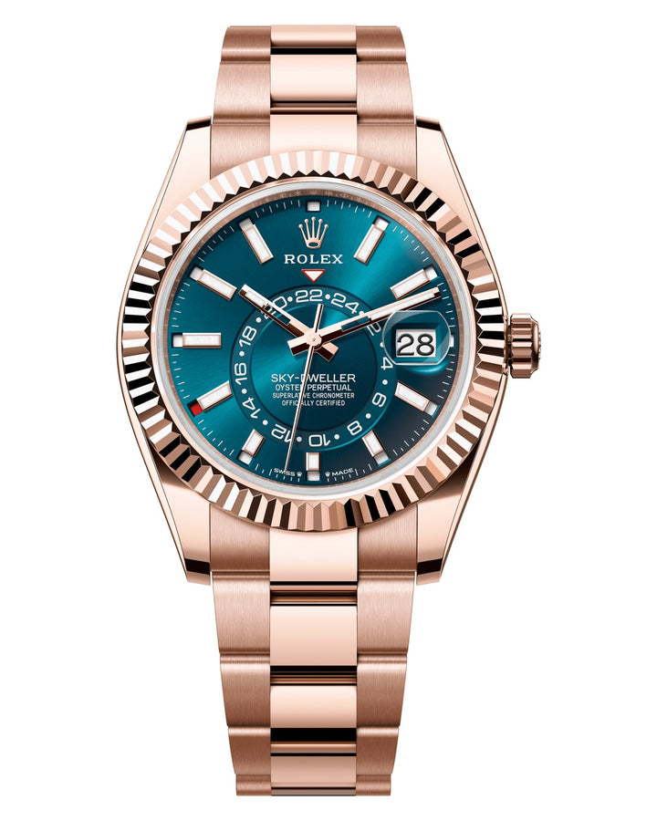 Rolex Sky-Dweller 336935 - 42mm Everose Gold (Fluted) - Oyster