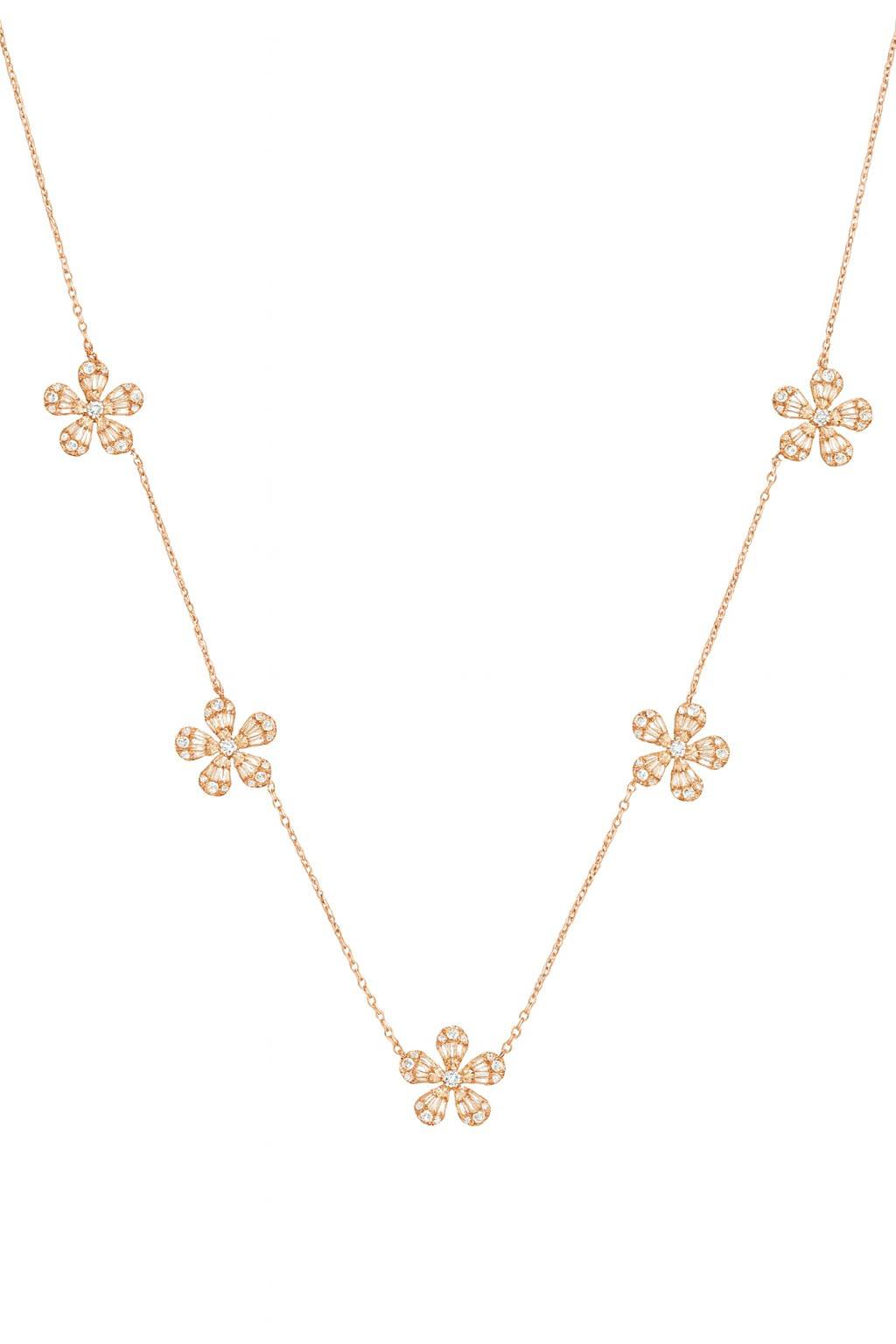 Classic Five Flower Necklace