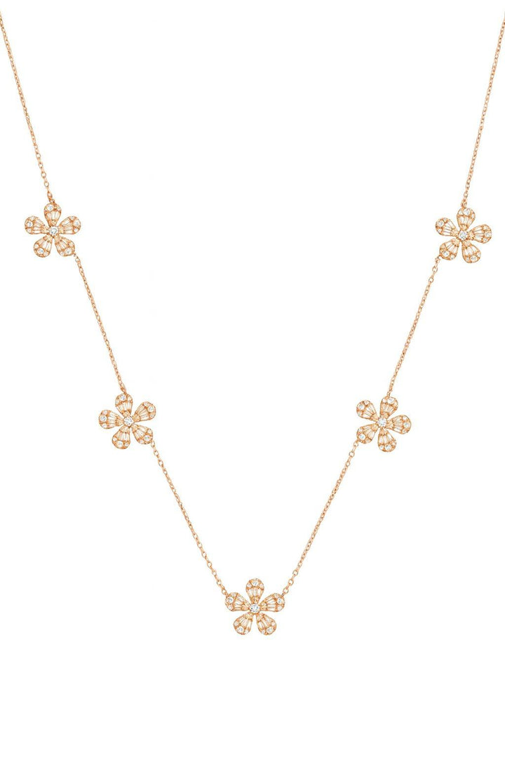 Classic Five Flower Necklace