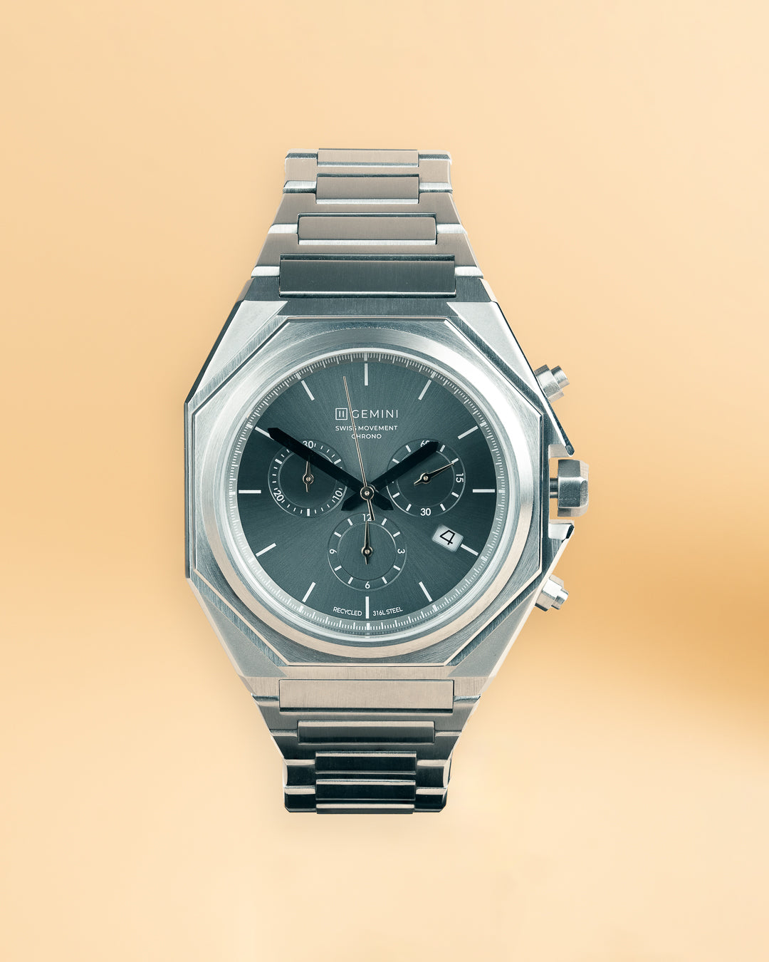 Chrono Silver Silver | Blue Dial