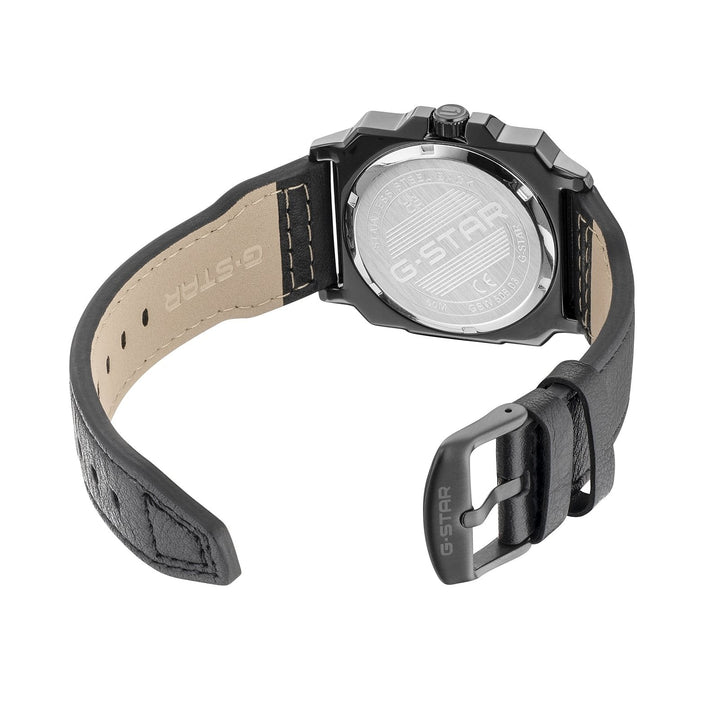 Cube Blue Dial / Black Leather Strap Blue Dial