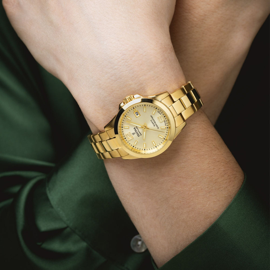 Swiss Made Beige / Stainless Steel | Beige Dial
