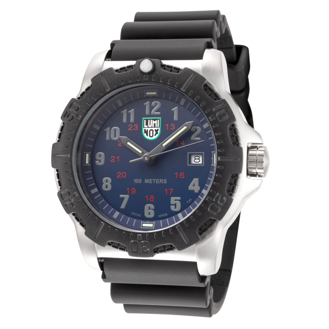 Manta Ray Steel 45mm / Blue and White / Black Blue and White Dial