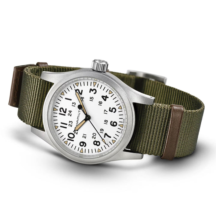 KHAKI FIELD White / Fabric White Dial