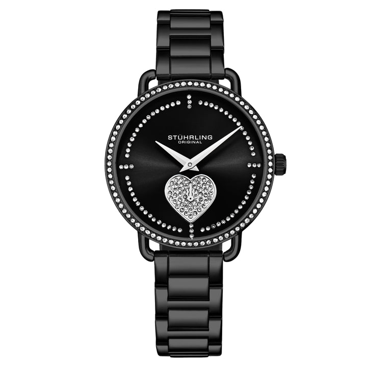 Valentina Quartz Fashion Black/Stainless | Black Dial