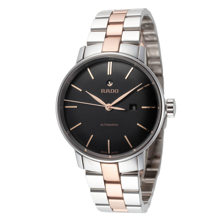 Coupole Classic Black Dial Silver And Rose Gold Stainless Steel Bracelet 32mm Bl
