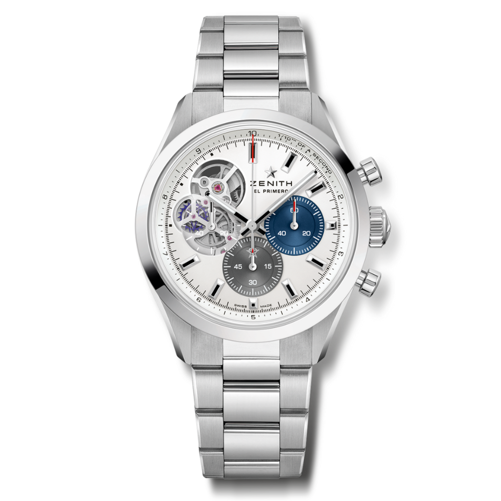 CHRONOMASTER OPEN 39.5MM Steel Bracelet Silver Dial