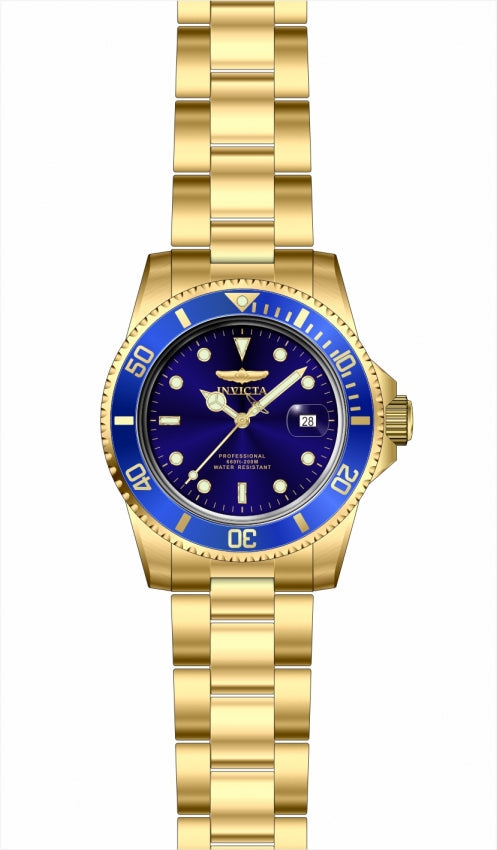 Pro Diver Blue Dial / Gold-Tone Stainless Steel Bracelet Blue Dial