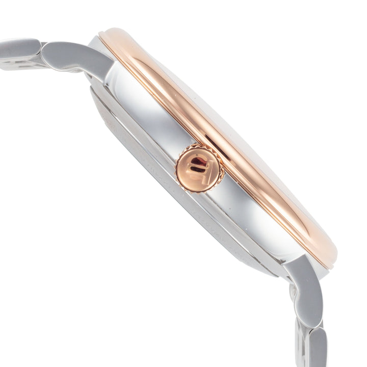Carson 40mm / Silver / Silver and Rose Gold Silver Dial