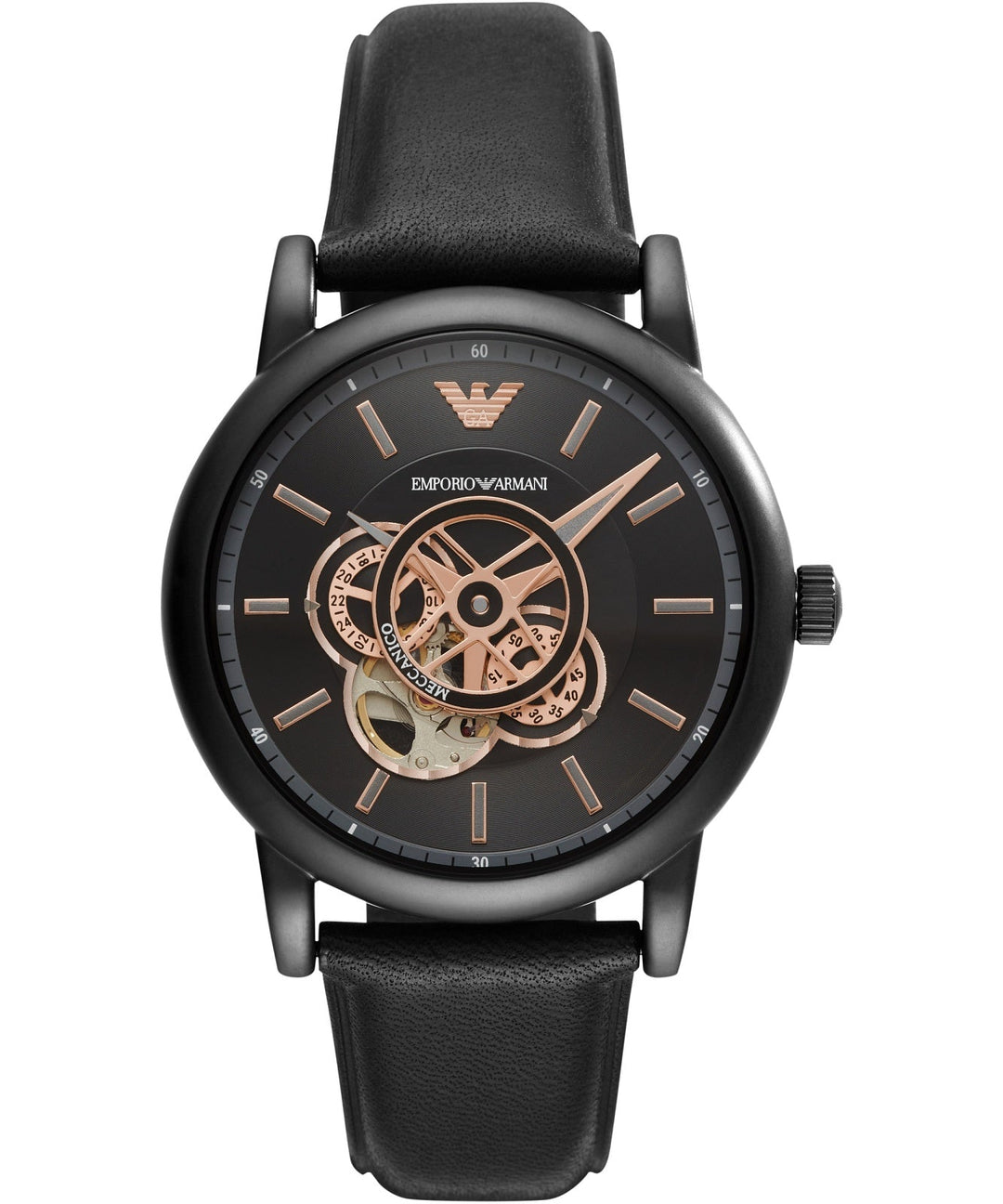 Luigi 43mm / Black / Black | Black Dial