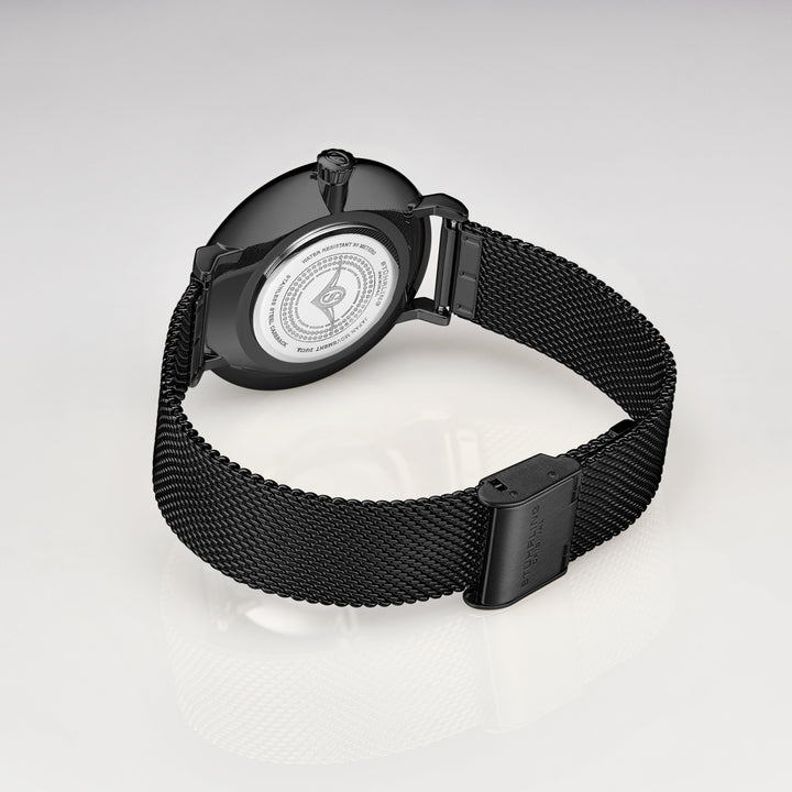 Symphony Black Stainless Steel | Silver Dial