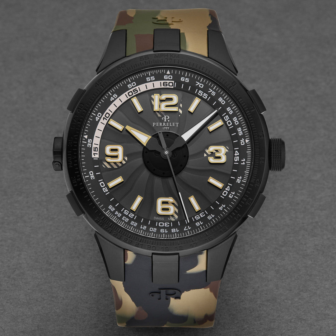 Turbine Pilot Black Black Dial