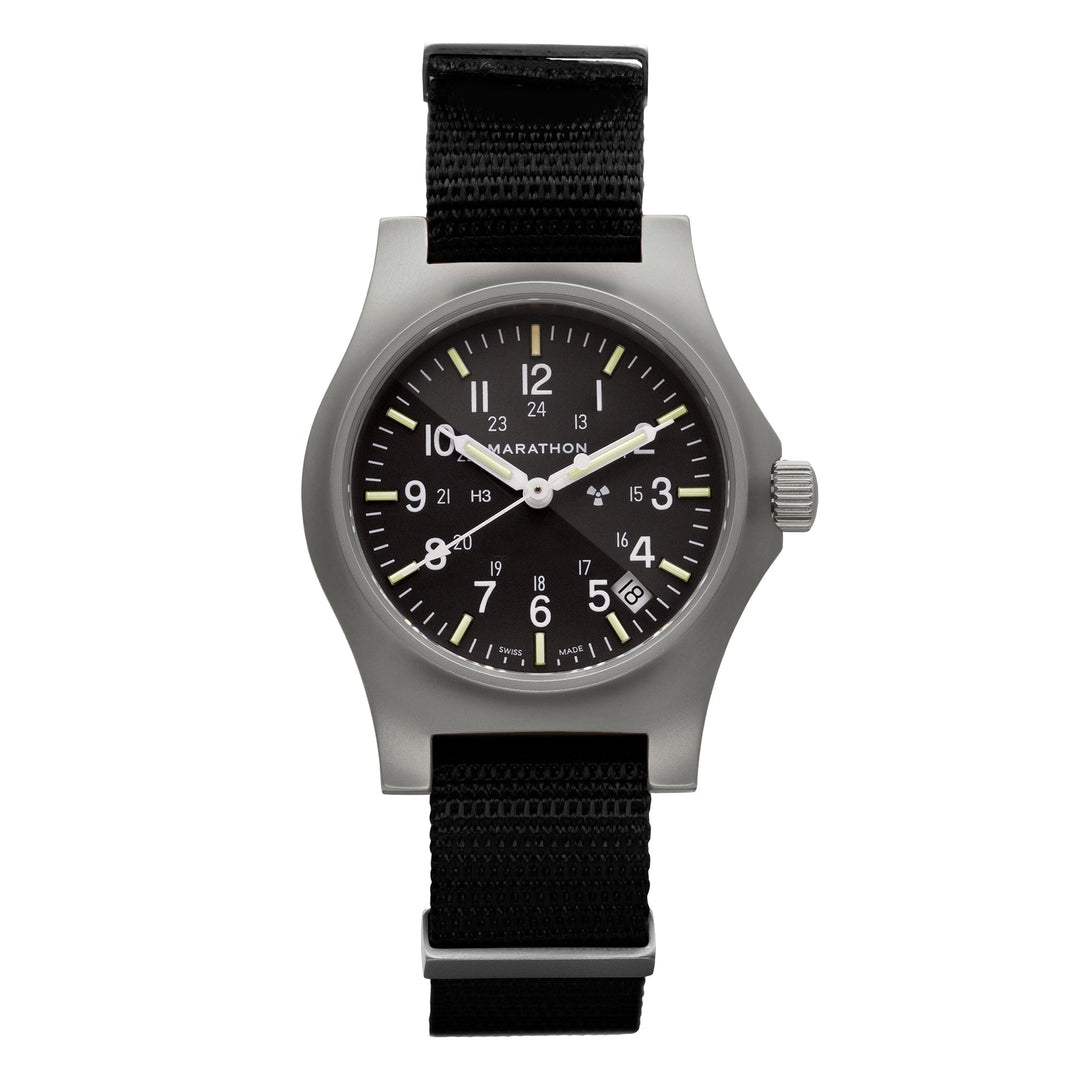 General Purpose Quartz with Date Black NGM/Def Std Matte Black Dial