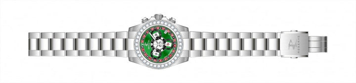 Elite Diamond Green dial / Silver Stainless Steel Bracelet Green Dial