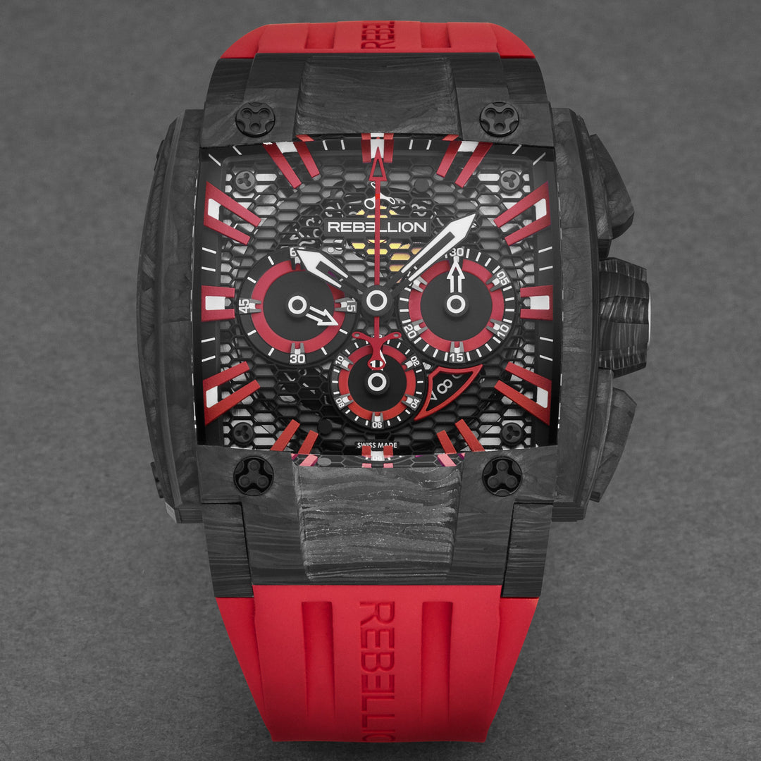 Re1 2.0 RBRE12CH.CA.RD / Black red | Black Red Dial